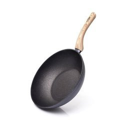 Wok platynowy 28cm Fissman Black Cosmic