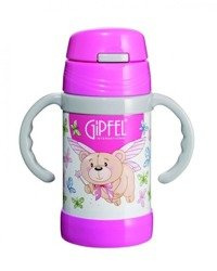 Kubek termiczny dla dzieci GIPFEL 260ml Różowy