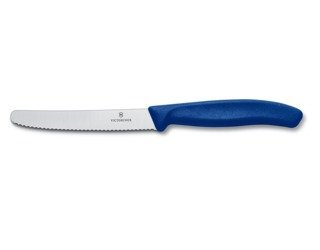 Nóż Victorinox do pomidorów ząbkowane ostrze niebieski 11cm