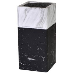 Blok do noży 11x11x23cm Stojak czarny marmur Fissman