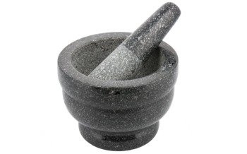 Moździerz granitowy czarny Ø 14 cm