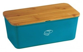 Chlebak KESPER z deską do krojenia Turkusowy