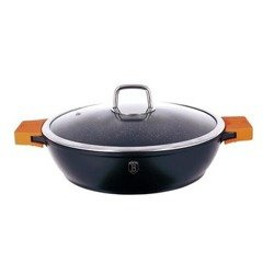 Patelnia / garnek niski Ø32 cm Berlinger Haus Granit Diamond Line z pokrywką 5,2l