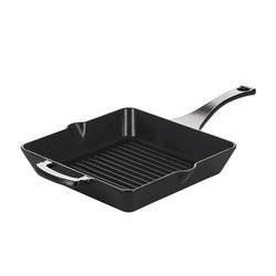 Patelnia żeliwna grillowa emaliowana 27x27 cm Gipfel Majolica