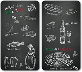 Deski do indukcji - zestaw 2szt menu restauracyjne 52x30 Kesper