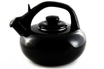 Czajnik emaliowany Forchetto Luna Nero 2,5l czarny