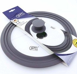 Gipfel pokrywka uniwersalna Gipfel Gium 24-26-28 cm silikon szara