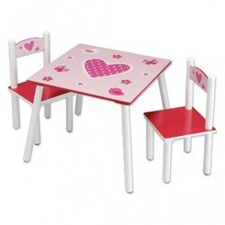 Stolik + dwa krzesełka KESPER Love