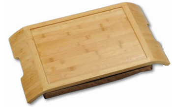 OUTLET (-33%) Stolik Kesper pod laptop z poduszką na kolana 55x34