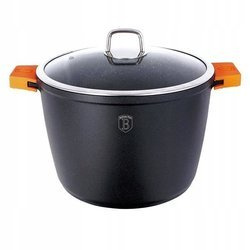 Garnek z powłoką granitową 6.8l Berlinger Haus Granit Diamond Line 24 cm z pokrywką