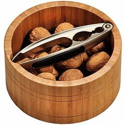 OUTLET (-75%) Zestaw do orzechów Kesper dziadek z okrągłym pojemnikiem