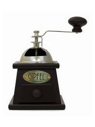 Młynek do kawy żarna żeliwne ciemnobrązowy Gipfel