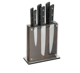 Zestaw 6 noży w nowoczesnym bloku Werner
