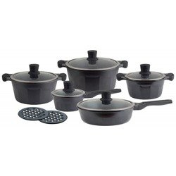 Zestaw garnki + patelnia Klausberg z powłoką 12cz (koniec produkcji)