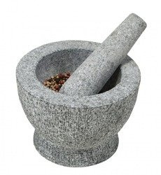 Moździerz granitowy szary Ø 18 cm KESPER