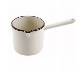 Rondelek emaliowany w kolorze kremowym retro 1,2L ORION