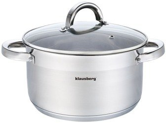 Garnek ze stali nierdzewnej z pokrywką Klausberg 26cm 7,5l