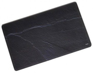 Szklana deska do krojenia 40x30 / Deska szklana KESPER czarny granit