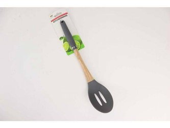 Łyżka/ łopatka bambus Szary silikon