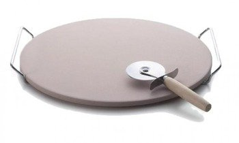 Kamień do pizzy + stojak + nóż Orion