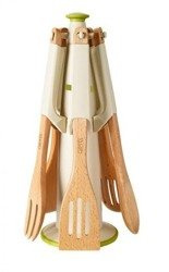 OUTLET (-40%) Gipfel Zestaw przyborów kuchennych Marcato na stojaku 6cz