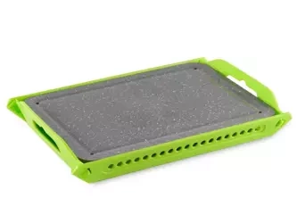 Tacka z ociekaczem Gipfel deska do szybkiego rozmrażania produktów spożywczych 29x20x0,3cm