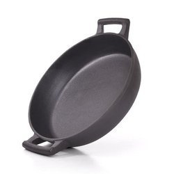 Patelnia żeliwna / plytki garnek żeliwny 30x7cm Fissman 3,2l