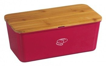 Chlebak KESPER z deską do krojenia Malinowy (koniec produkcji)