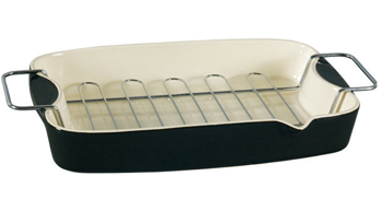 Gipfel naczynie do pieczenia z rusztem 36x24cm  Majolica