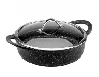 Garnek/patelnia Vinzer do duszenia Premium Granite Line 28cm 4,2 l