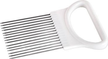 Uchwyt grzebień do krojenia cebuli orion biały